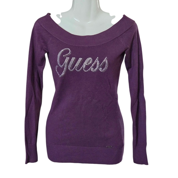 Guess Purple Sweater - Picture 1 of 9